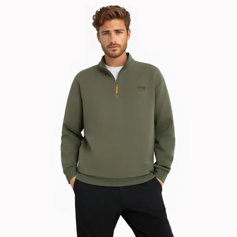 JEEP SPIRIT Sweatshirts Unisex Army Green-2