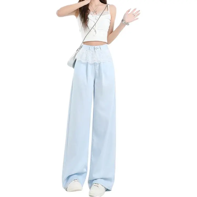 Concubine Zhu Jeans Women's Sky Blue-2