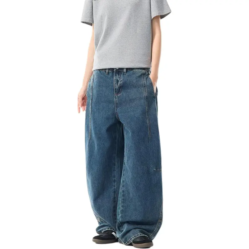 VINMUK Jeans Unisex Nostalgic Blue-6
