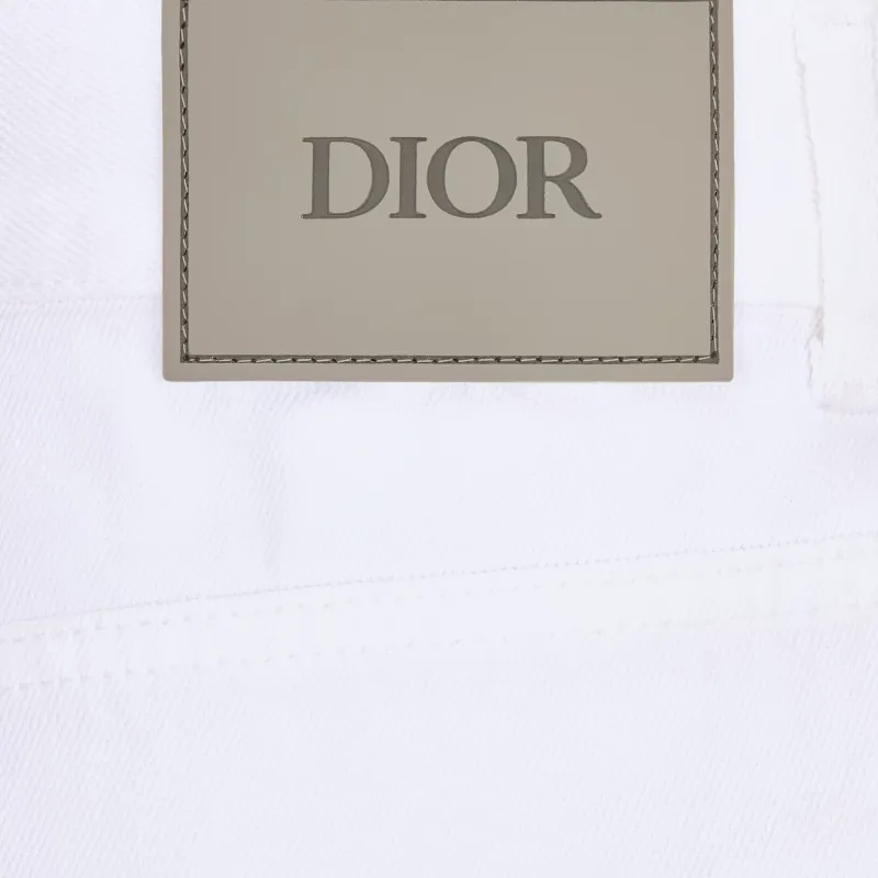 DIOR Jeans Men White-5