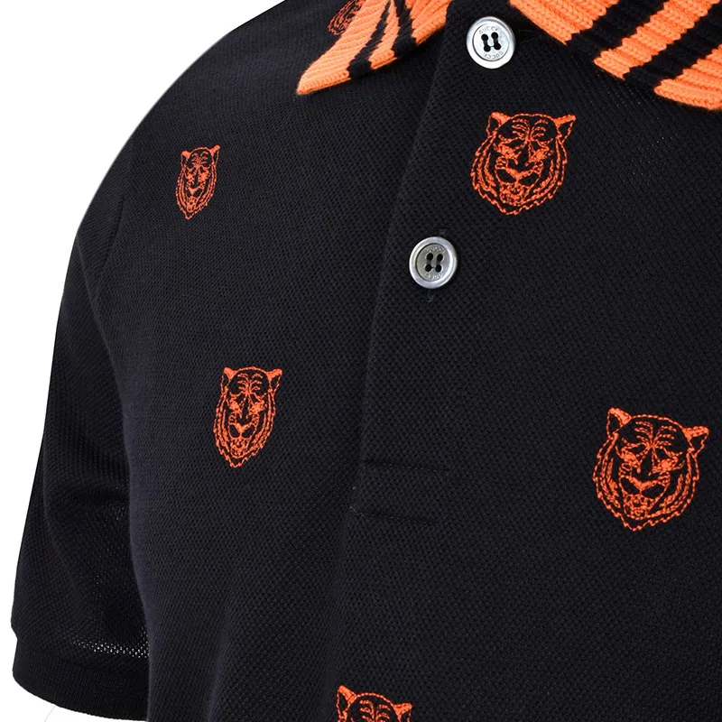 GUCCI Polo Shirts Men Black-4