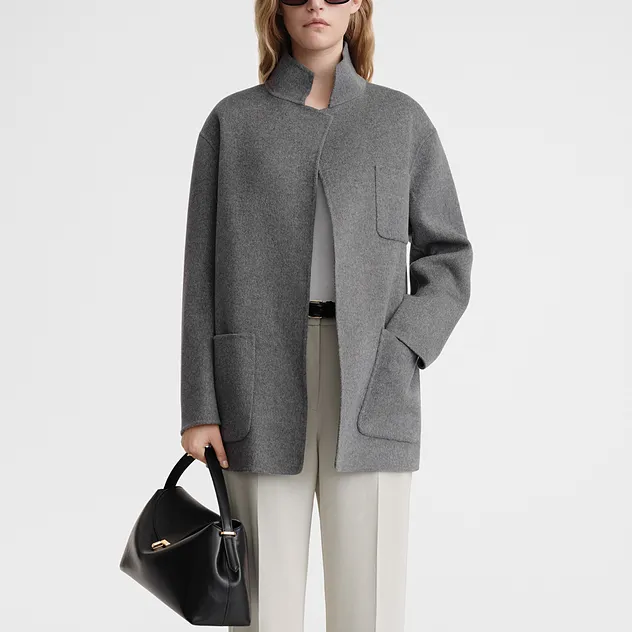 TOTEME Coats Women's Light Heather Gray-1