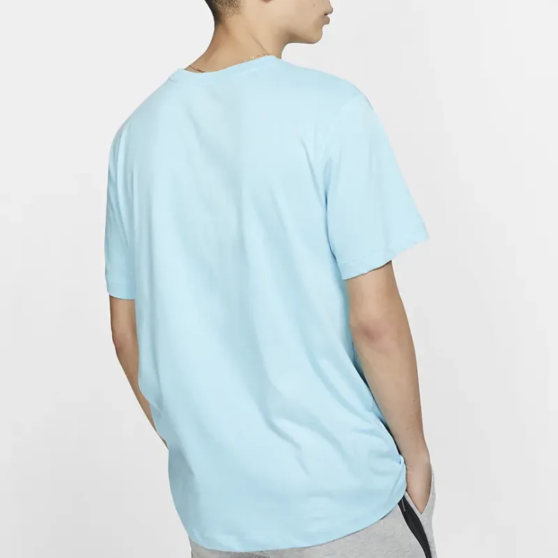 Nike T Shirts Men Blue-4