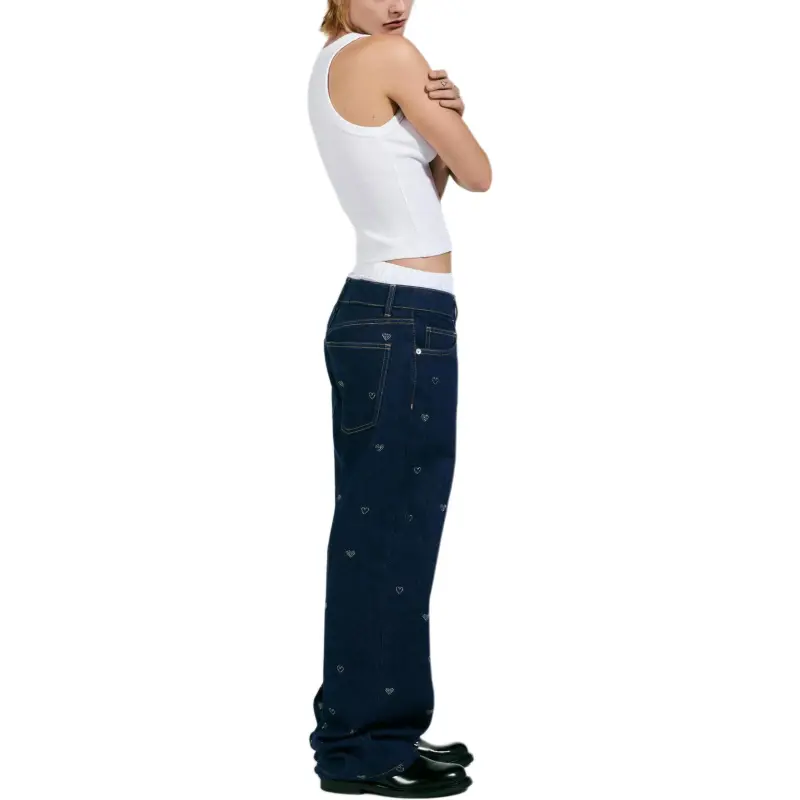 ZARA Trf Jeans Women's Marine Blue-2