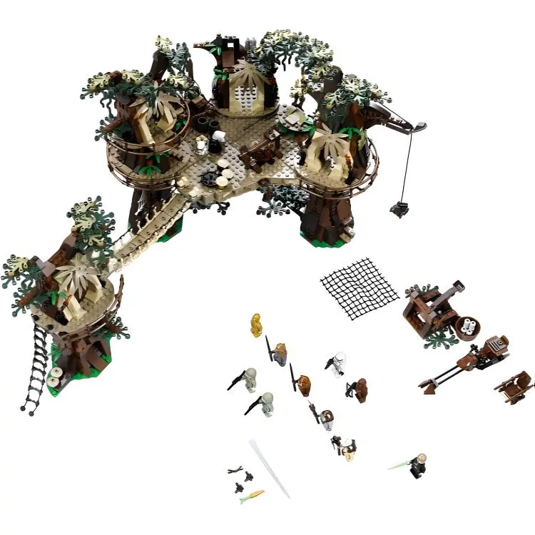 LEGO Star Wars Collection Iwook Bear Village Building Blocks 1001 2000 10236-3