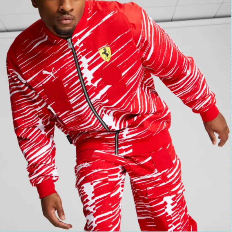 PUMA Jackets Men Red-3
