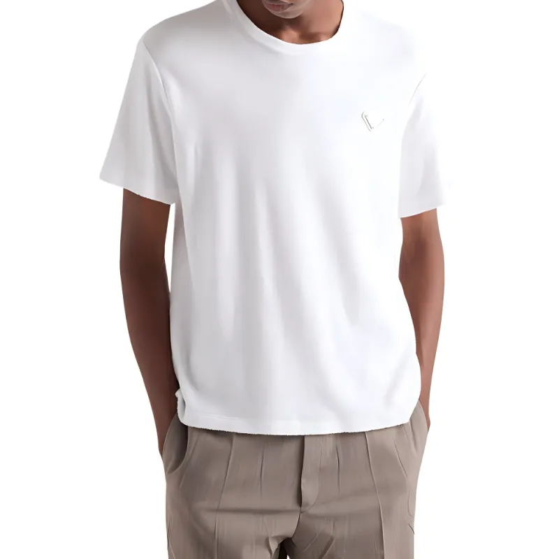 PRADA Logo Cotton T shirt-1