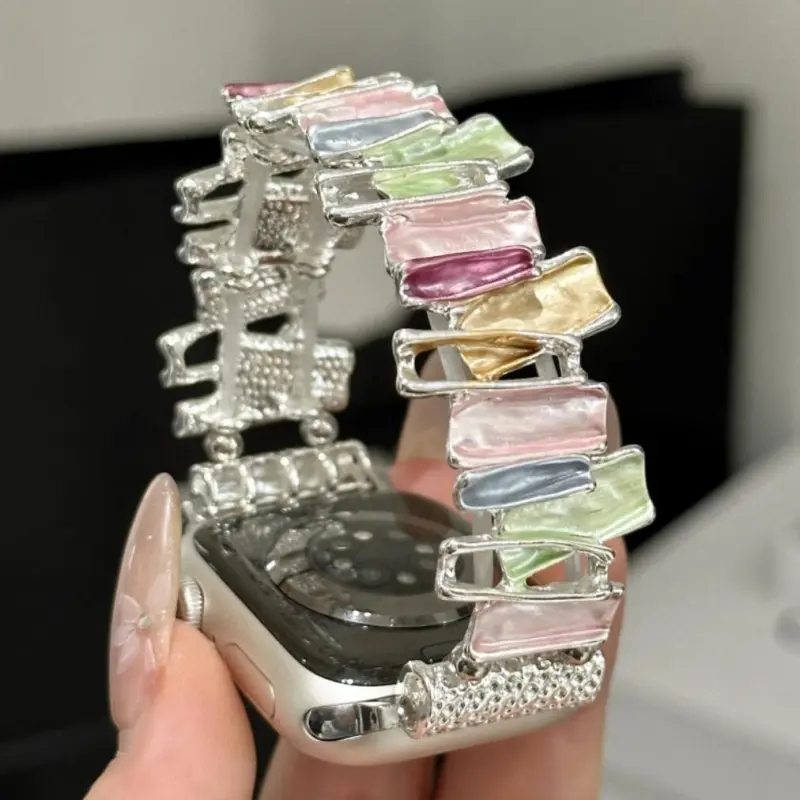 KVZUVUU Apple Compatibility Watch Band Metal-2
