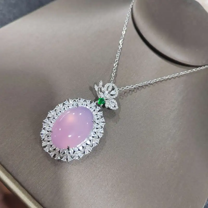Grace Chalcedony Necklaces Women's-9