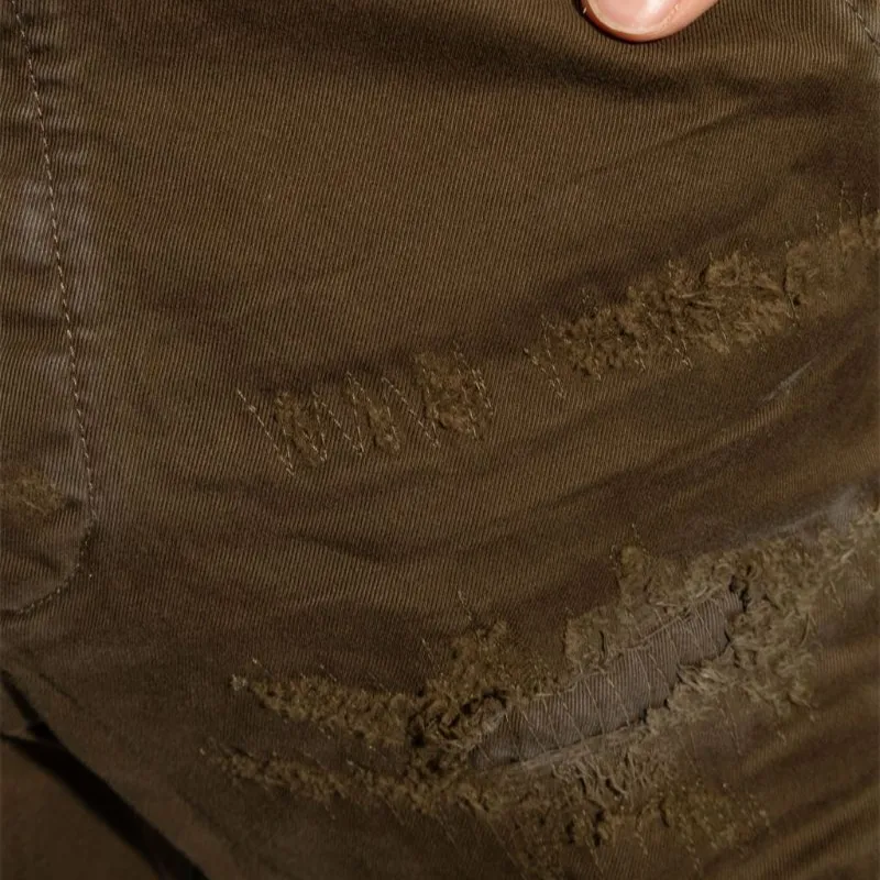 DSQUARED 2 Mid Rise Distressed Sim Cut Trousers-4