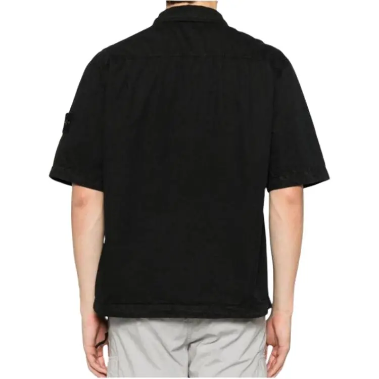 STONE ISLAND Compass Patch Short Sleeved Shirt-3
