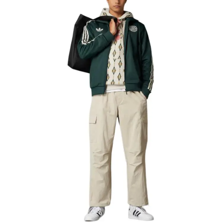 Adidas Bayern Munich Jacket Men's Dark Shadow Green-2