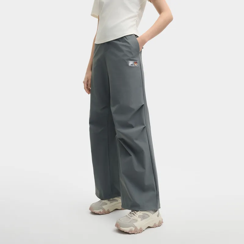 FILA x MAISON KITSUNE ORIGINALE Casual Pants Women's Green Wood Gray DY-2
