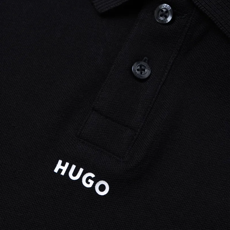 HUGO BOSS Logo print Cotton Polo Shirt-2