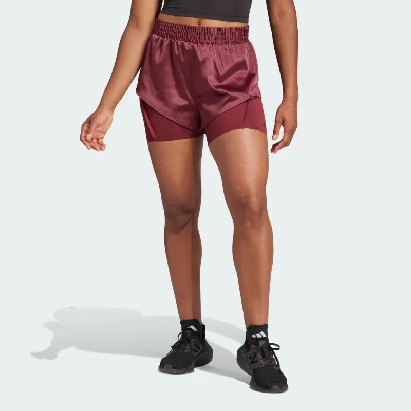 Adidas Sports Shorts Women's Burgundy-1