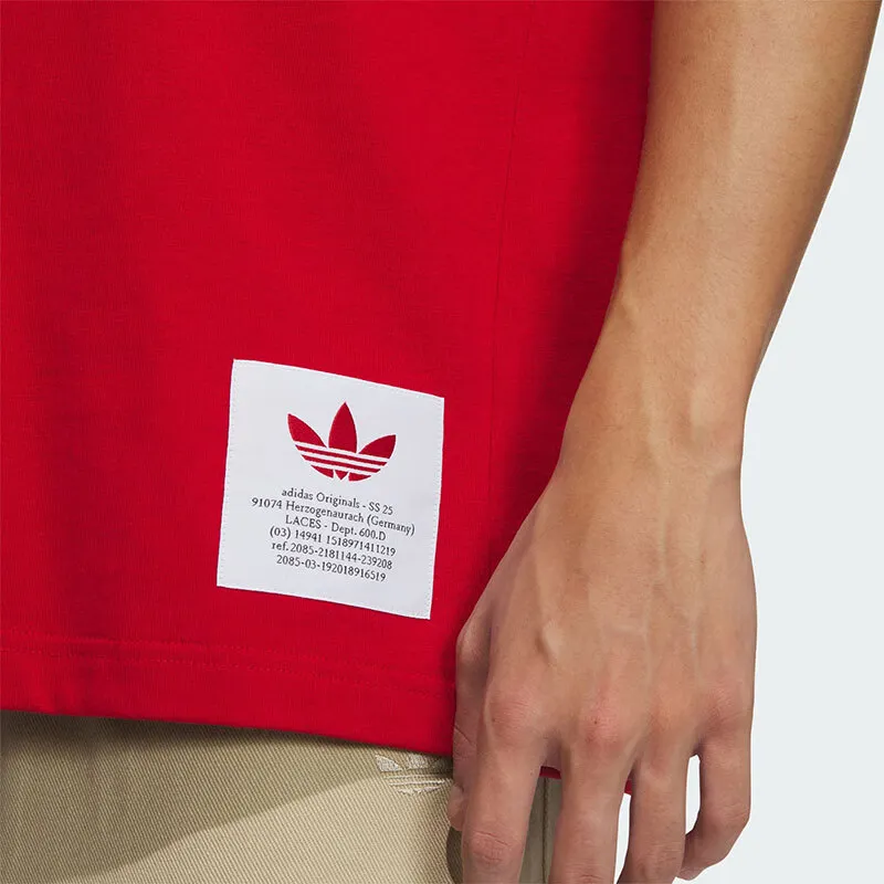 Adidas T Shirts Men Red-3