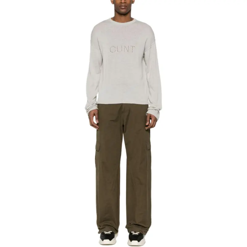 RICK OWENS Long Sleeved Knitted Jumper-2