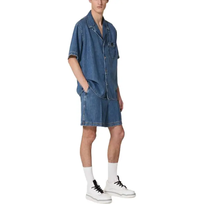 Valentino Shirt Men's Dark Denim-3