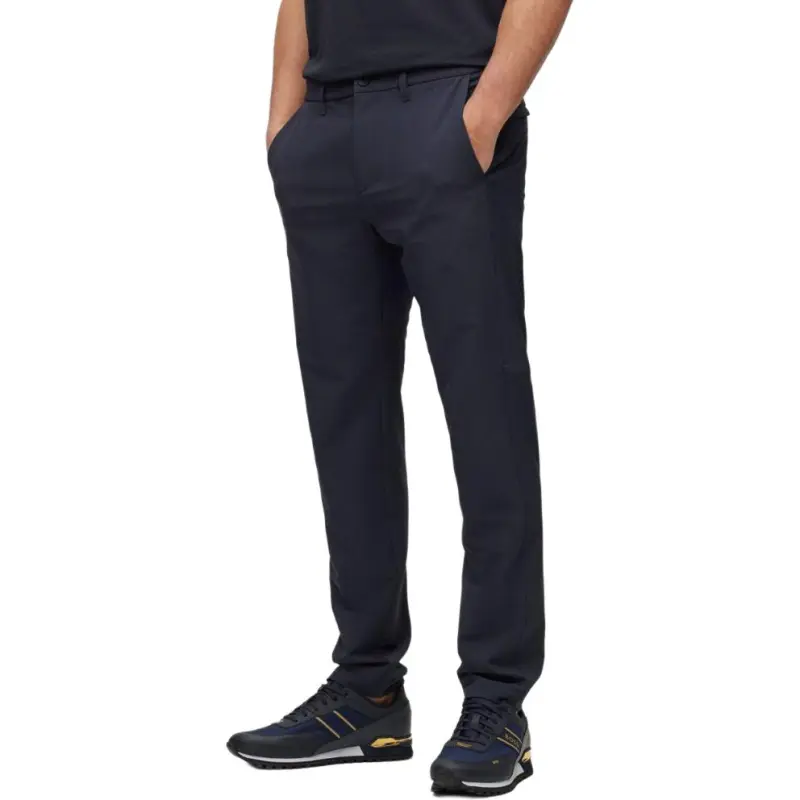 HUGO BOSS Logo print Tapered Trousers-1