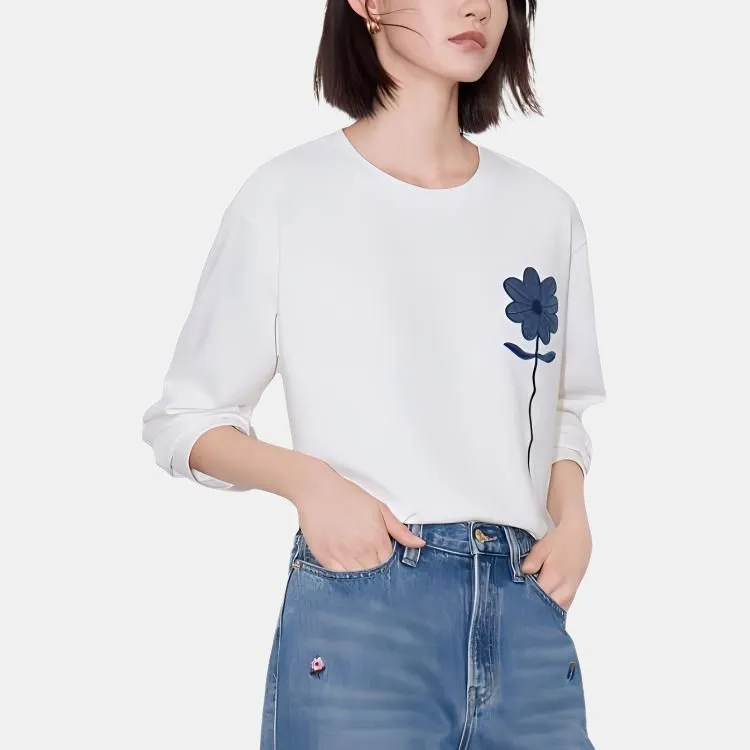 Initial Language x CHAHUASHI LIANMINGKUAN T Shirt Women's-2