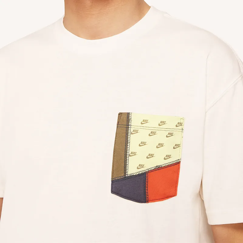 Nike T Shirts Men White-3