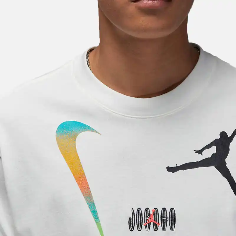 Jordan T Shirts Men White-5