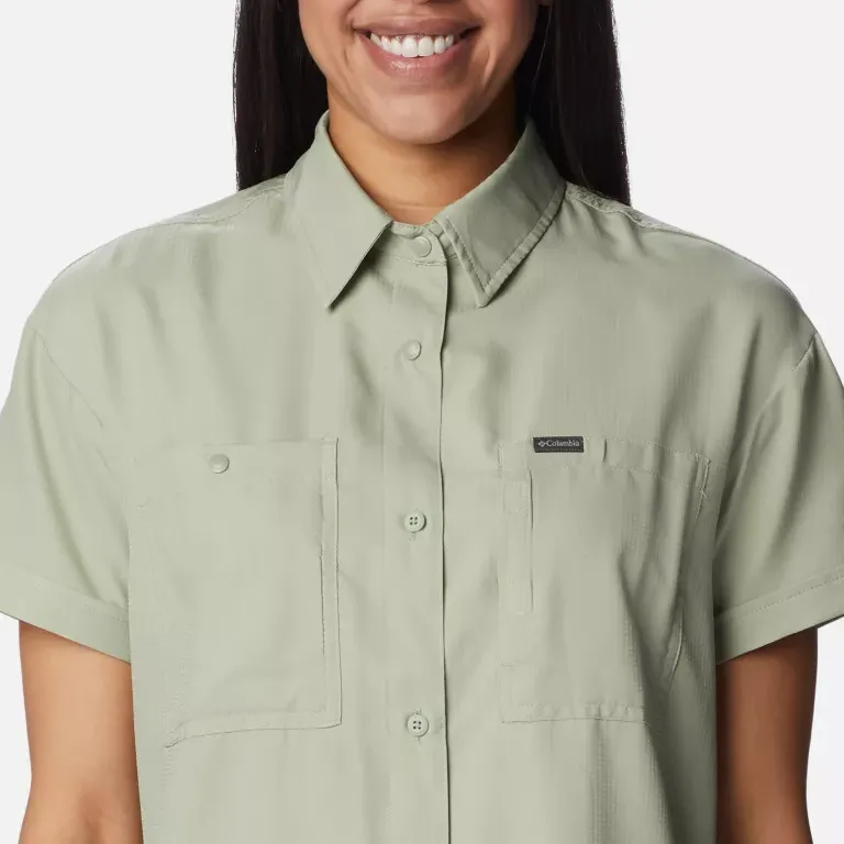 Columbia Shirts Women's Turquoise-3