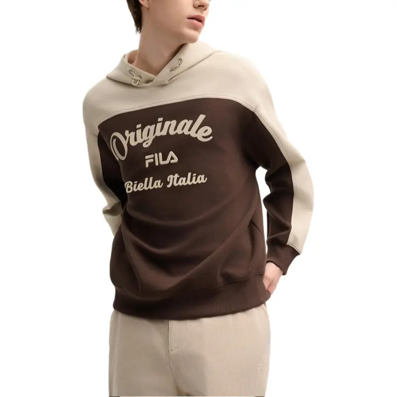 FILA ORIGINALEBIELLA WINTER TENNIS CLUB Sweatshirt Men's Coffee Brown Umber-2