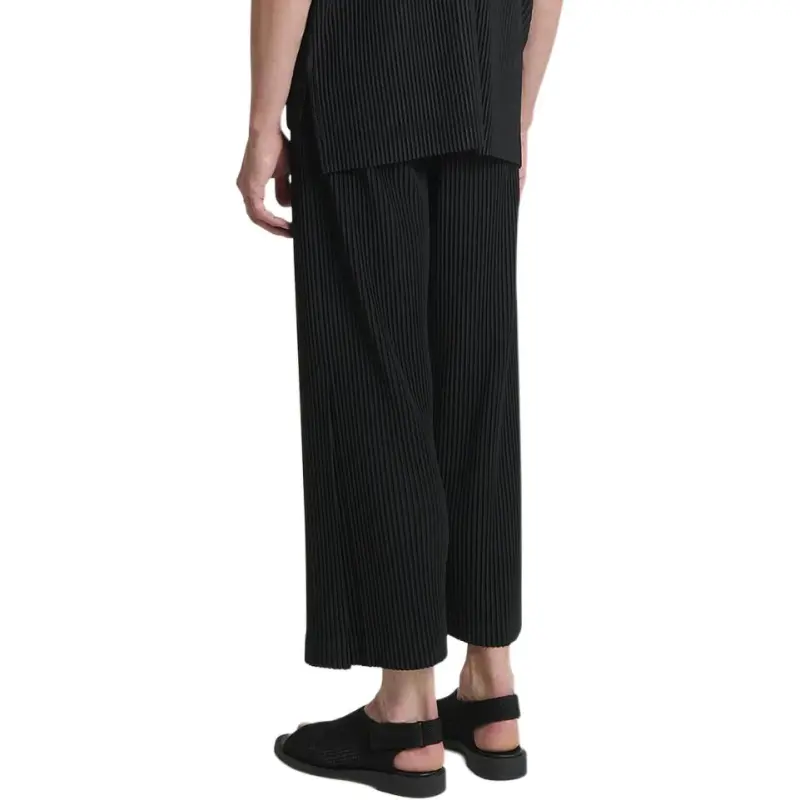 Homme Plissé Issey Miyake Shirt Men's Black-4