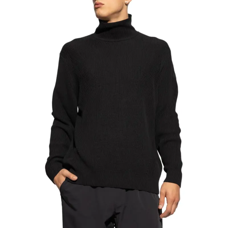 Moncler Logo Patch Turtleneck Knit Jumper-1