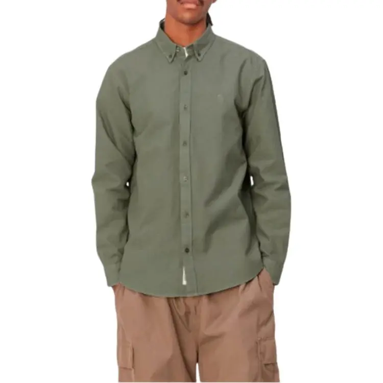 Carhartt WIP Bolton Shirt Smoke Green Shirt Men's Green-4