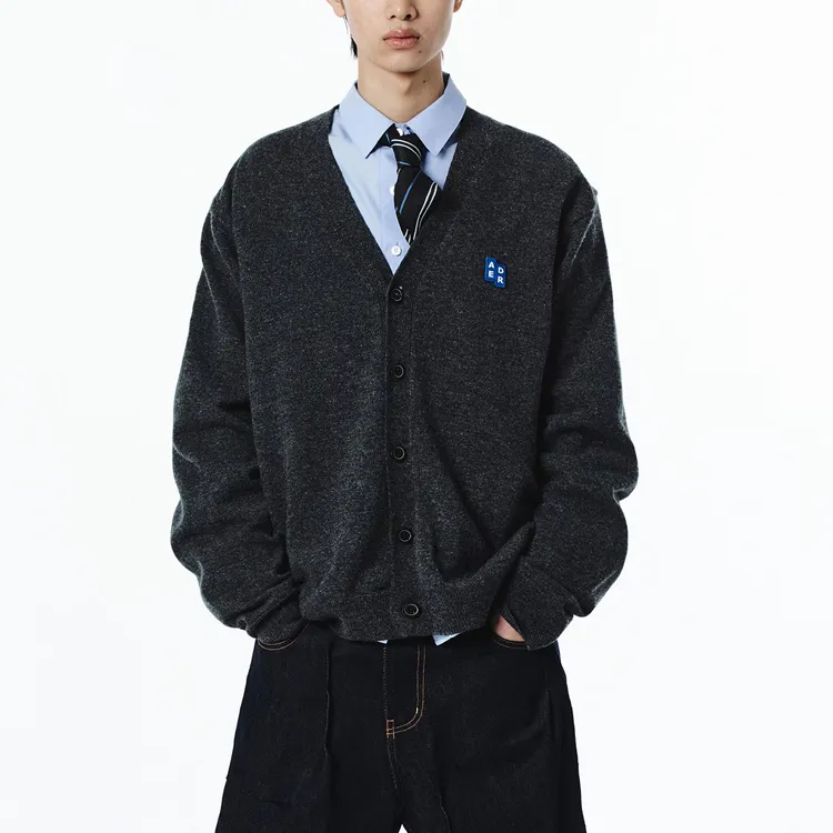 ADER ERROR Trs Tag V neck Cardigan-2