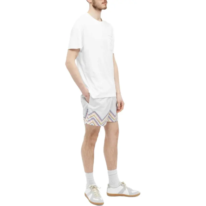 MISSONI Zig Zag Printed Stretched Beach Shorts-3