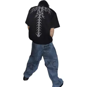 DUATOGE T Shirts Men Black 