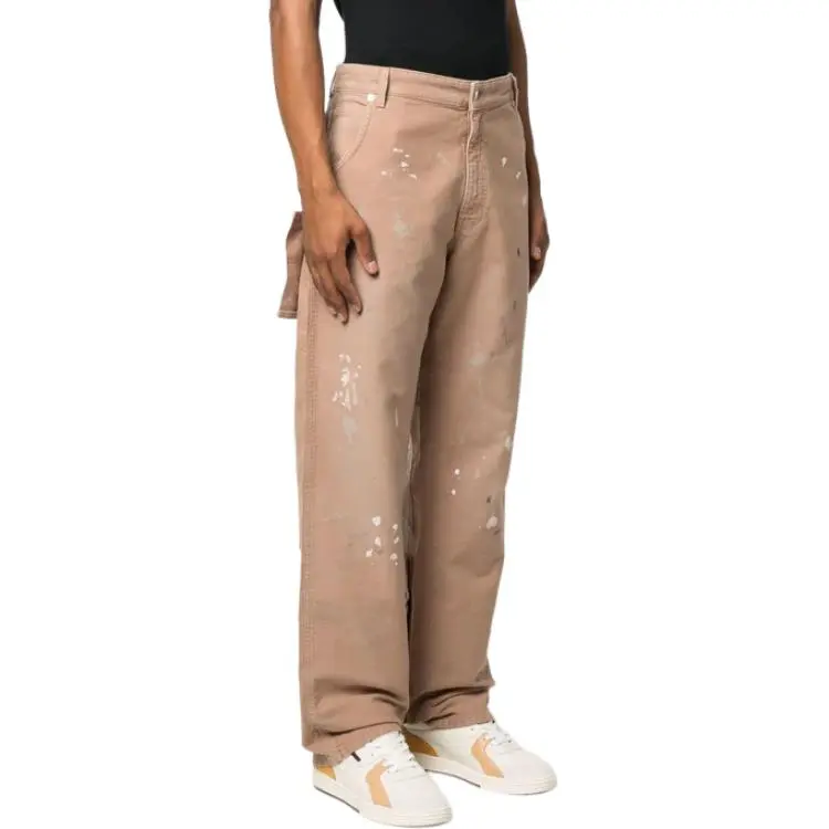 DARKPARK Paint splatter Patch Pocket Jeans-2