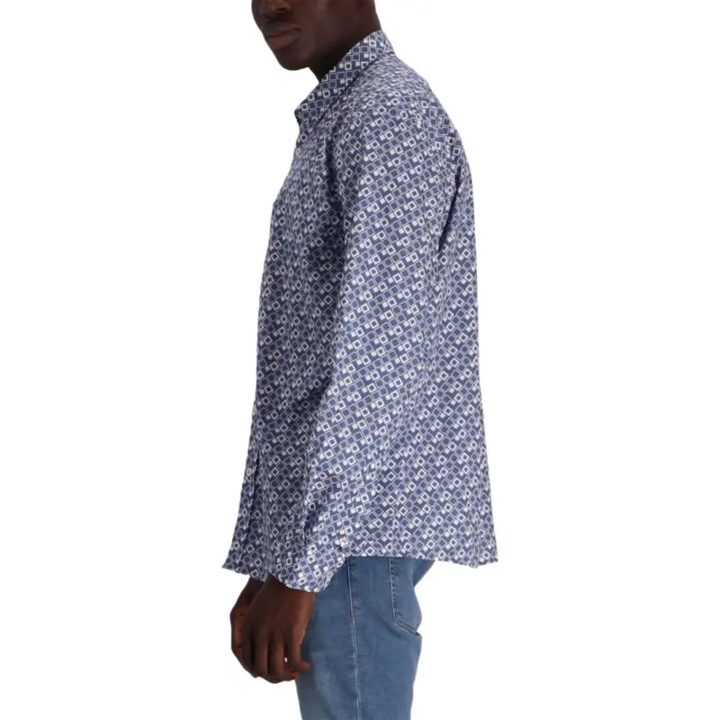 HUGO BOSS Liam Geometric pattern Shirt-3