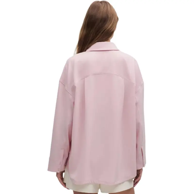 Lululemon Light Woven Oversized Shirt Women's White-5