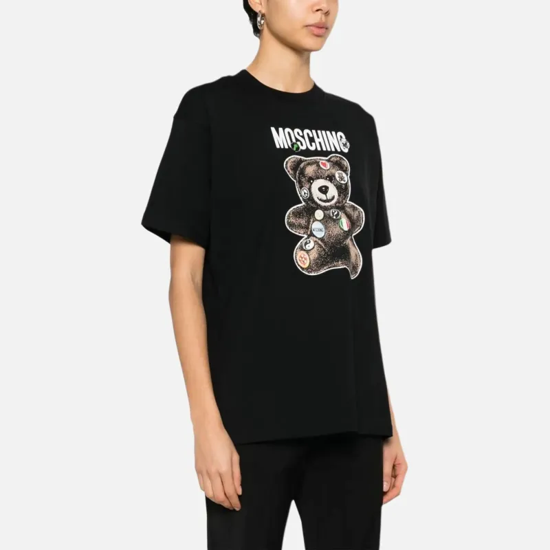 MOSCHINO Teddy Bear print T shirt-2