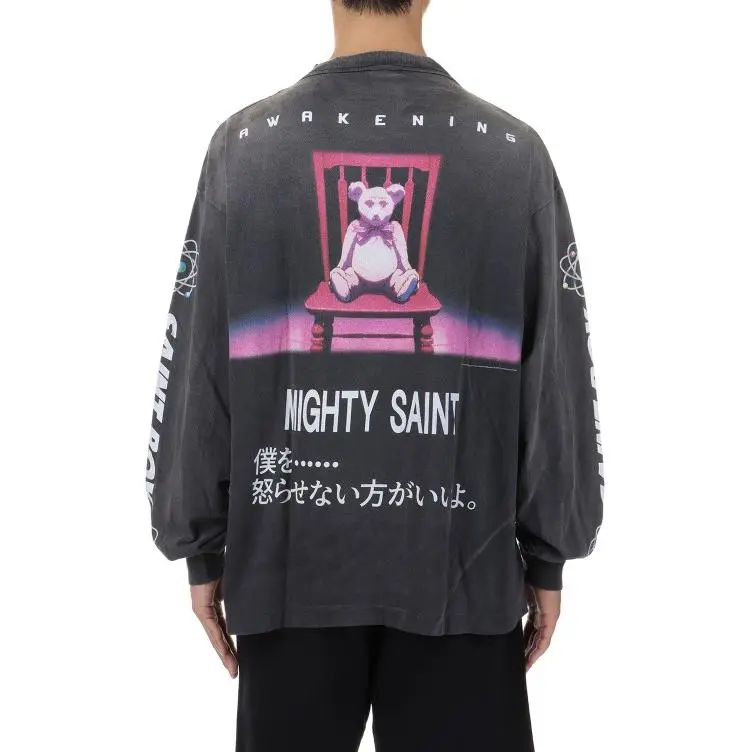 Saint Michael X Pluto Ls T shirt-3