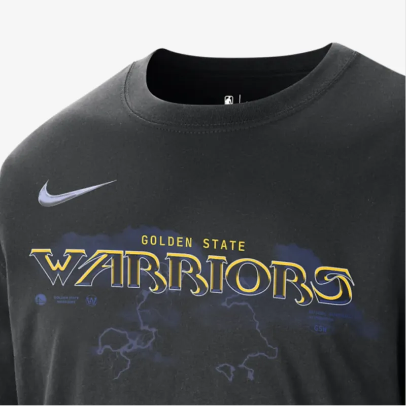 Nike Golden State Warriors Essential Max90 Men's Nike Nba Long Sleeve T Shirt-2