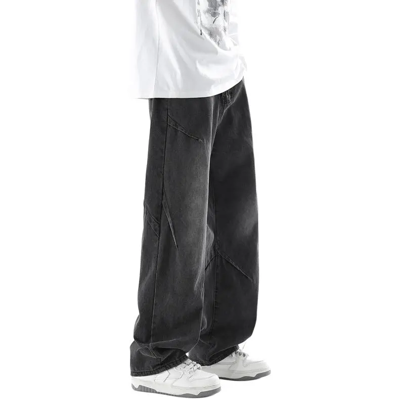IJRJ Jeans Unisex Black Gray Color-3