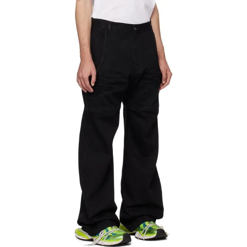 WE11DONE SS24 Jeans Men's Black-3