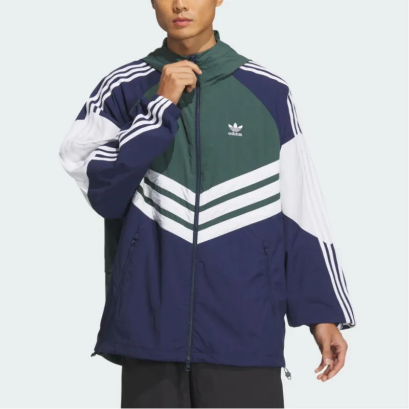 Adidas Originals ADC WINDBREAKER Jacket Men's White Green-4