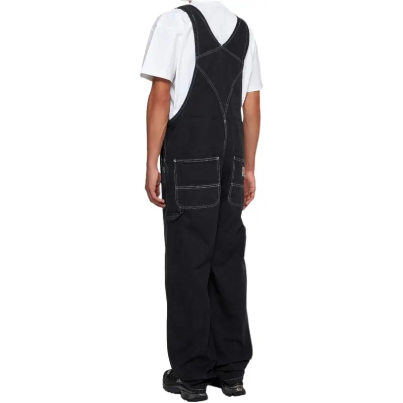 Carhartt WIP Logo patch Straight leg Dungarees-3