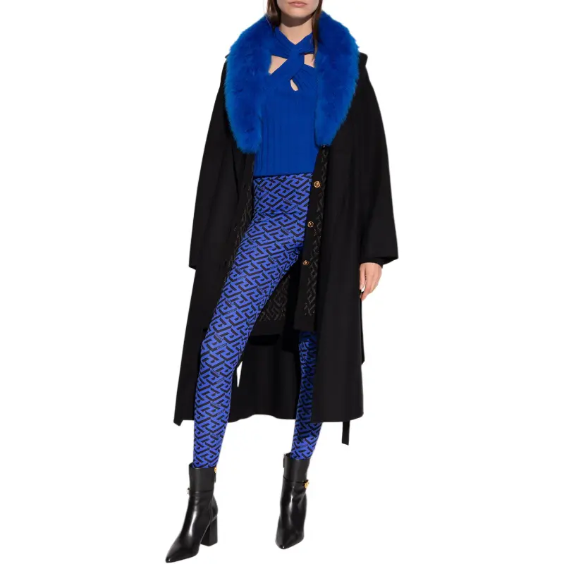 VERSACE Leggings Women's Blue-2