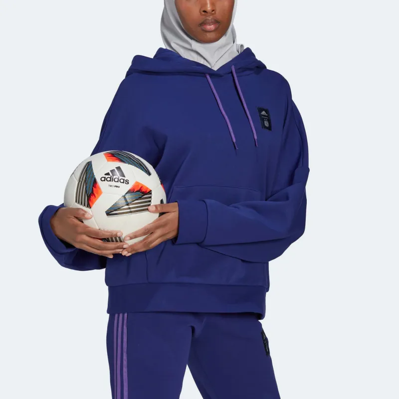 Adidas Argentina Sweatshirts Women's Blue-1