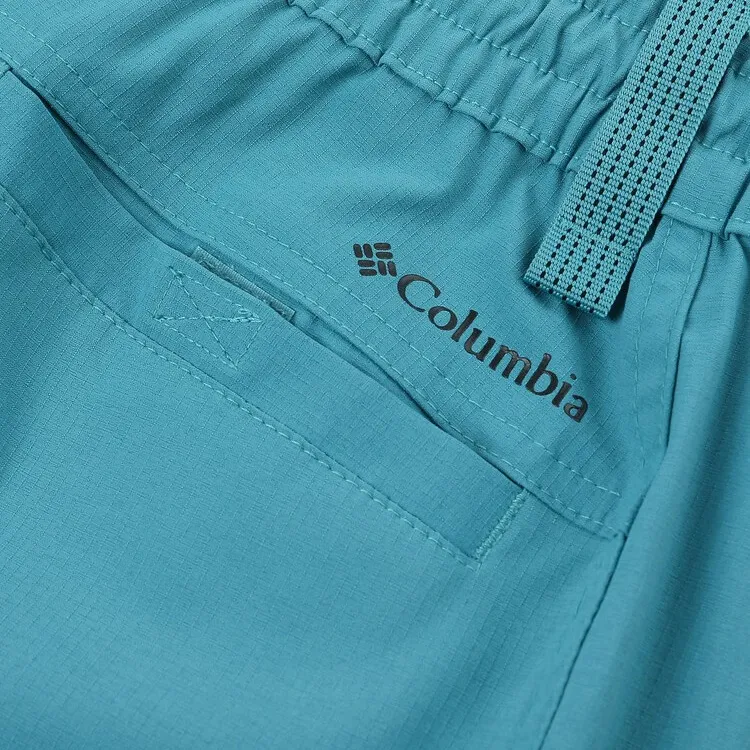 Columbia SS25 Sports Shorts Women's Blue Green-2