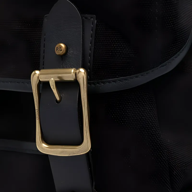 Polo Ralph Lauren Logo-patch Double-buckle Backpack-3
