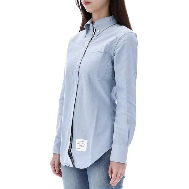 THOM BROWNE Oxford Button Up Shirt-3