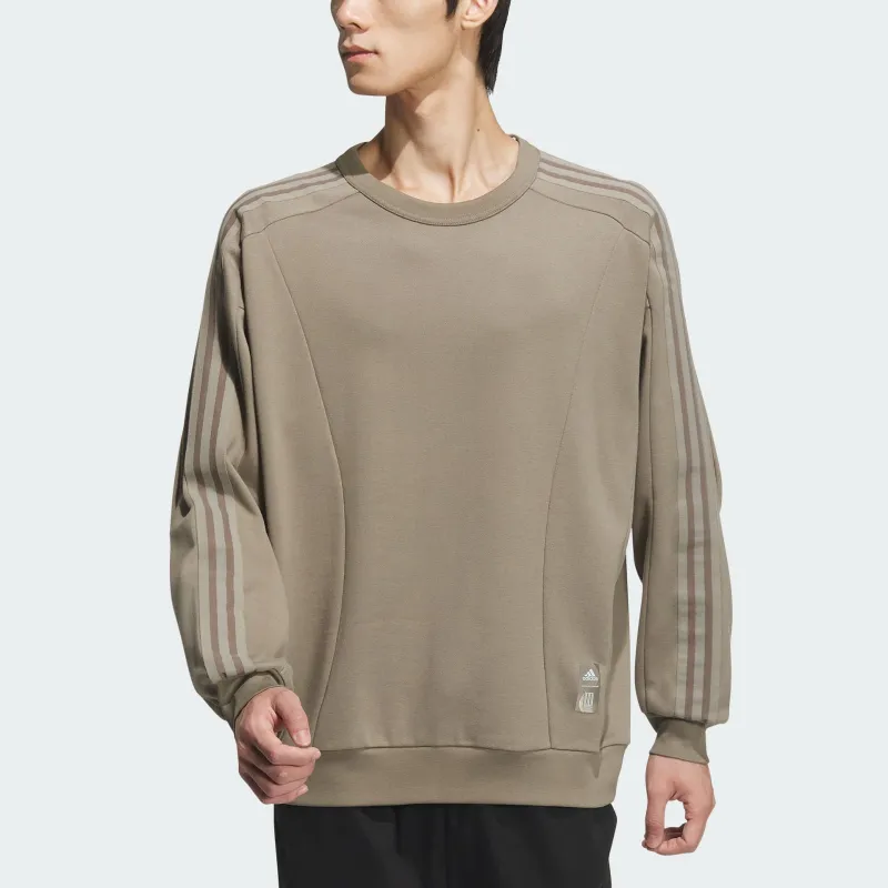 Adidas Wuji Series SILKY SWEATSHIRT Sweatshirt Men Earth Brown-1